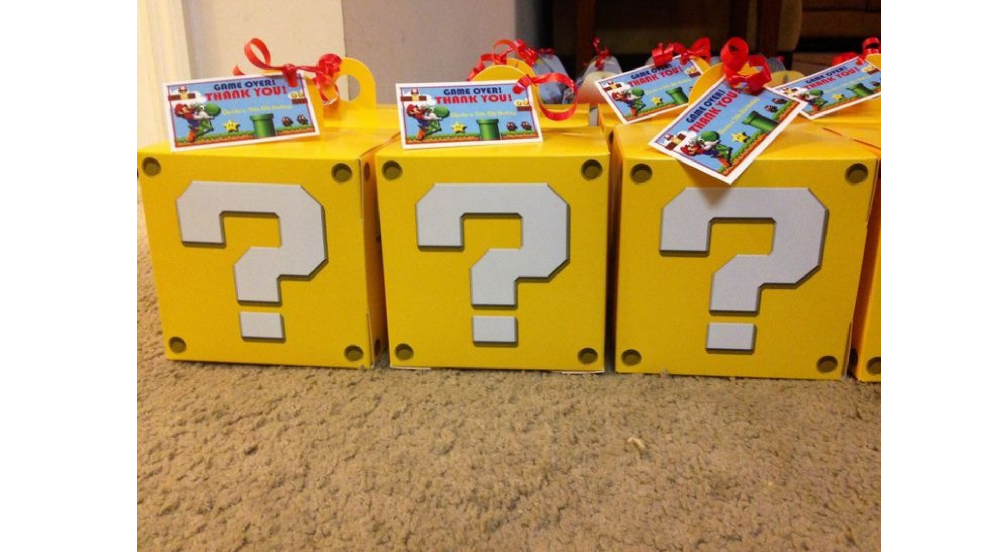 Party favors event collateral design